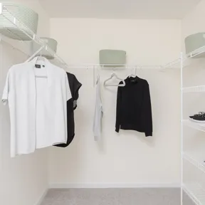 The Bellini Primary Walk-in Closet