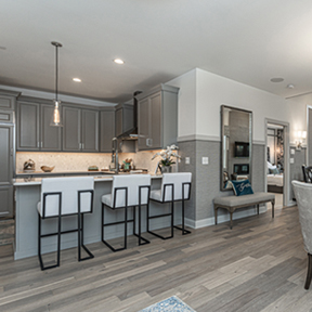 Kitchen and Dining Room of a house for sale in Bucks County at the Reserve at Spring Mill
