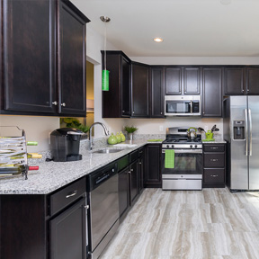 Kitchen of a home for sale in South Philadelphia kitchen at Siena Place
