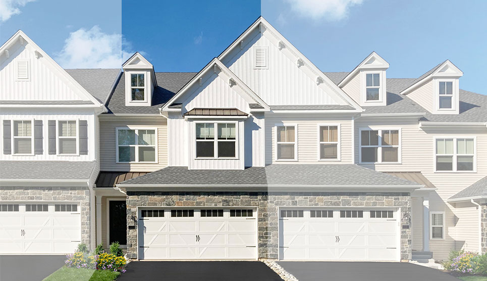 The Beckett Elite Model homesite #14, built by Judd Builders at The Reserve at Spring Mill in Ivyland, PA