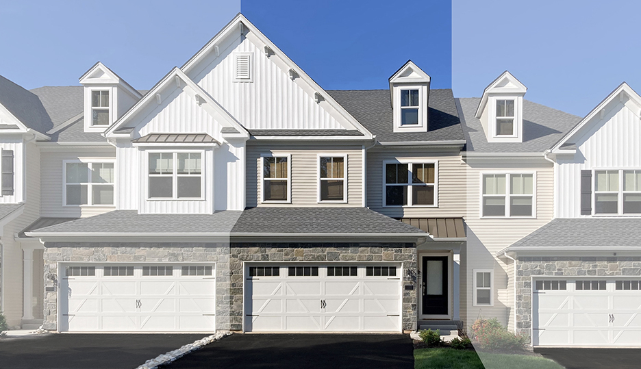 The Beckett Model homesite #13, built by Judd Builders at The Reserve at Spring Mill in Ivyland, PA