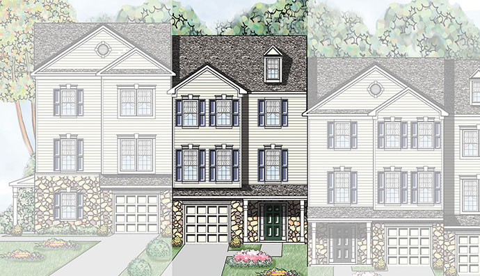The Cardinal home model, built by Judd Builders at Woodcrest Hills in York, PA