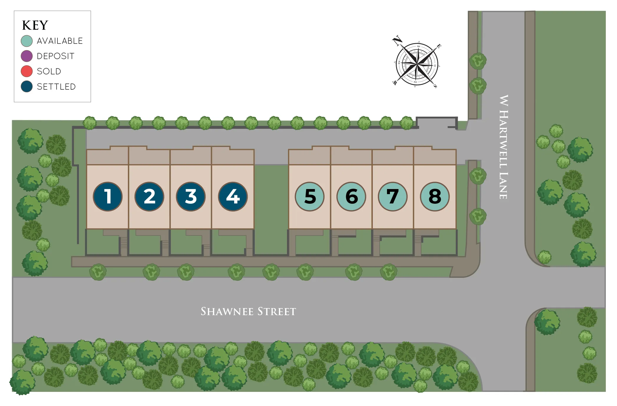 The Enclave at Chestnut Hill site plan