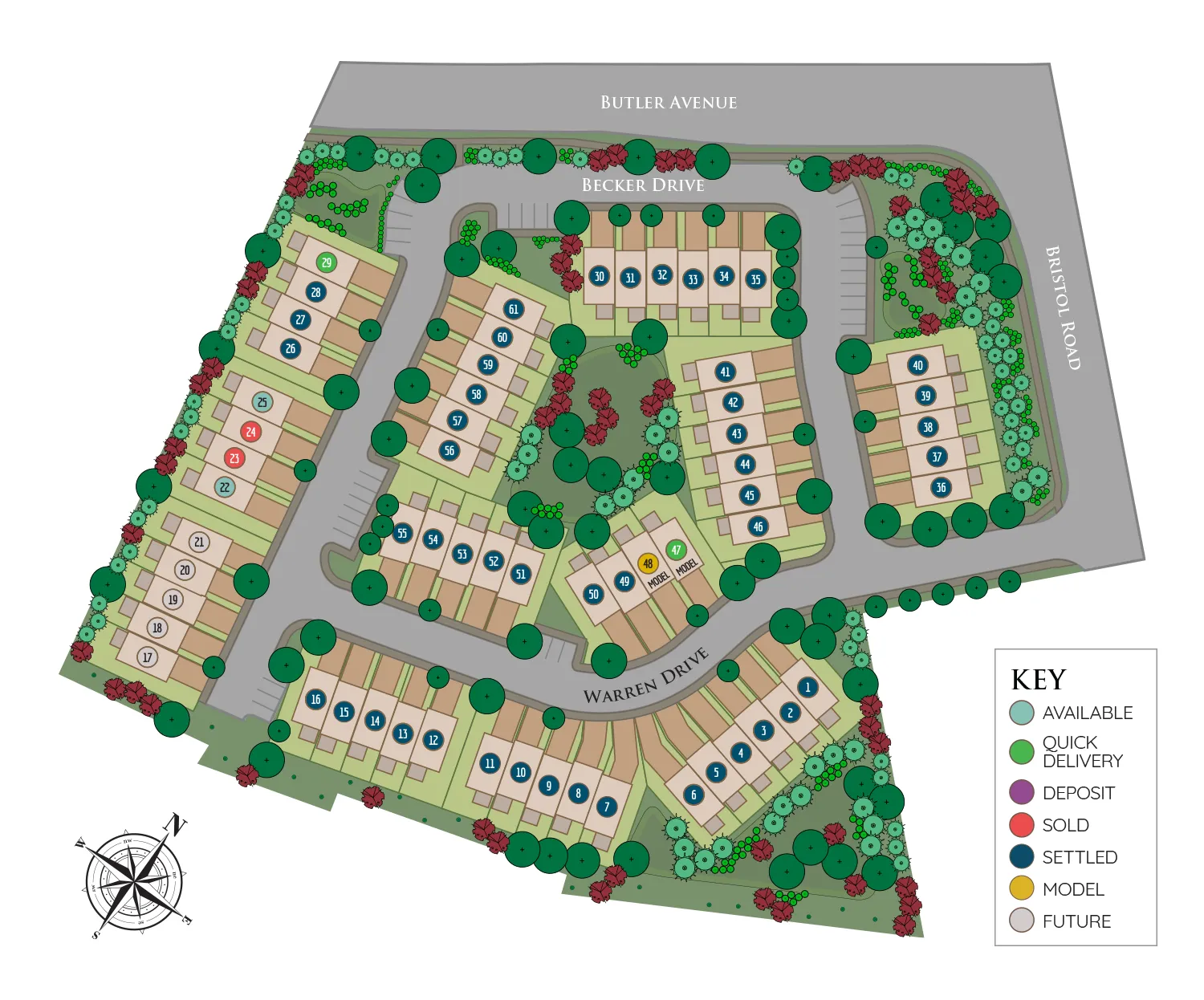 The Reserve at Chalfont Site Plan
