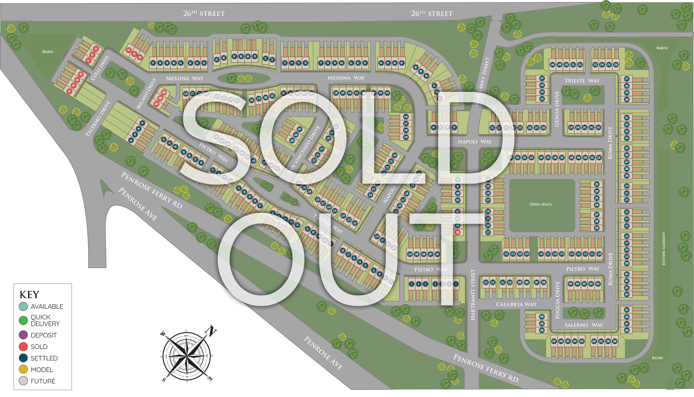 Siena Place site plan