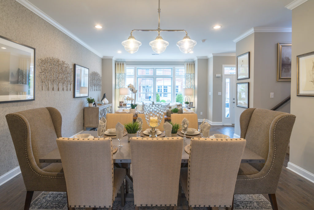 Dining room interior of new South Philly Home