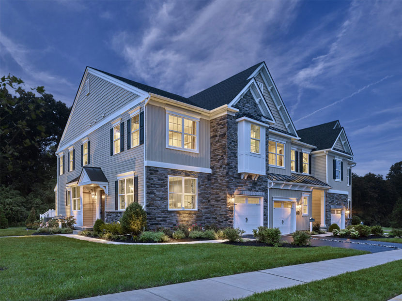Exterior of a new construction home by Judd Builders