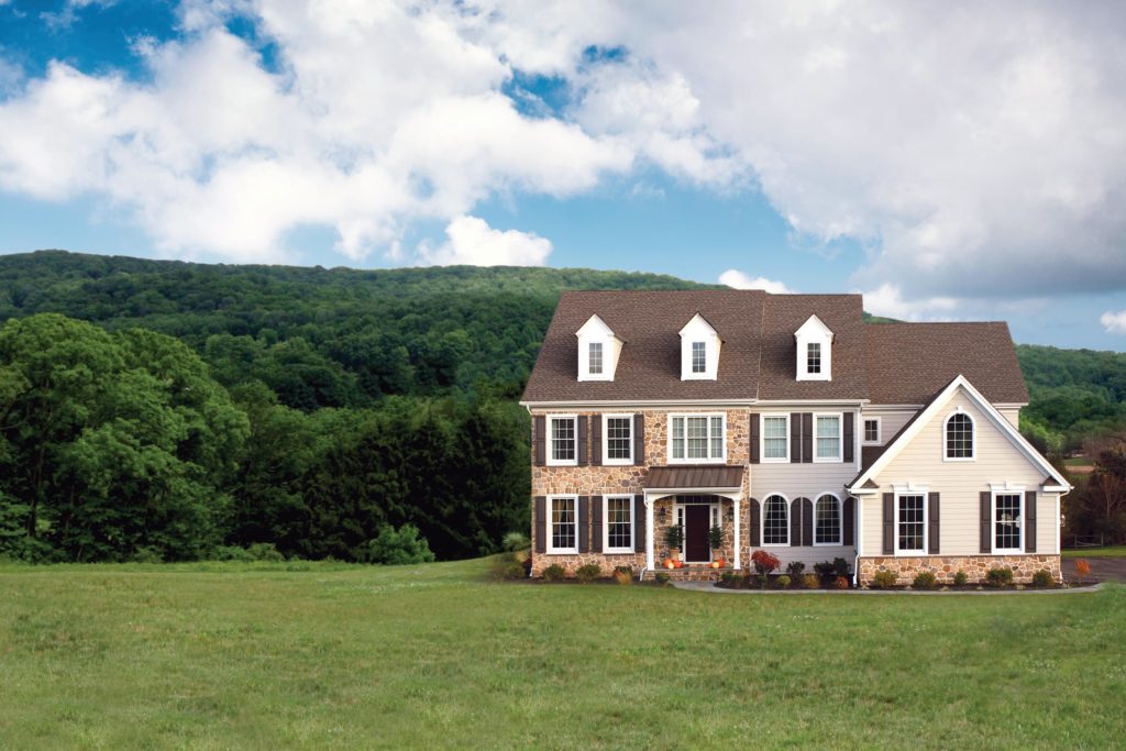 Exterior of Zionsville, PA home at Brookshire