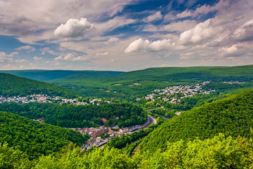 Rolling hills of the Lehigh Valley