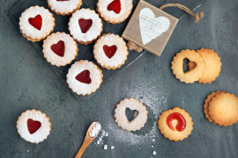 Home made Valentine's Day Cookies