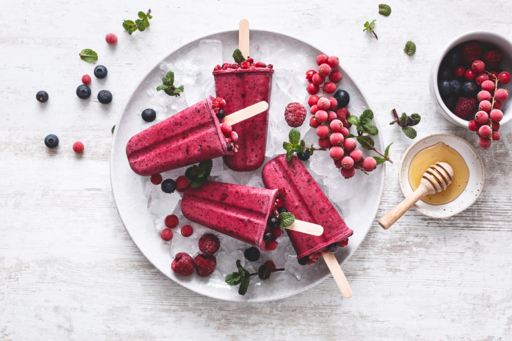 Red Fruit Sorbet for summer