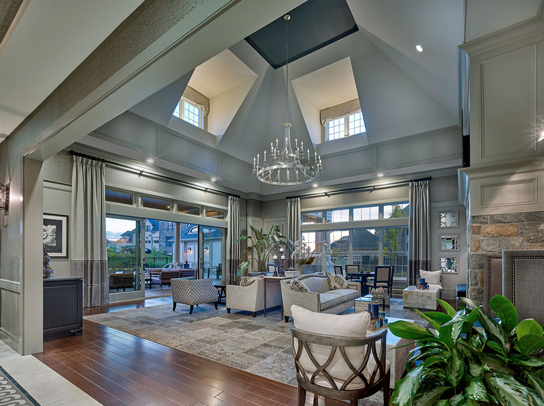 The Reserve at Creekside Clubhouse sitting area