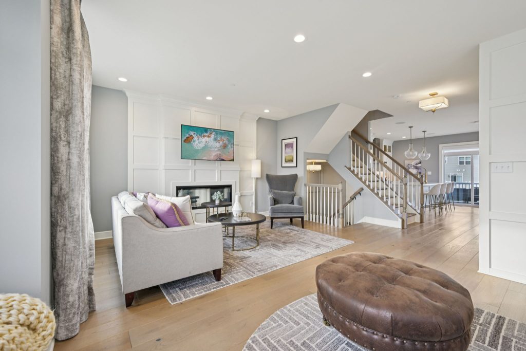 Family Room of The Hamilton Builder's Model